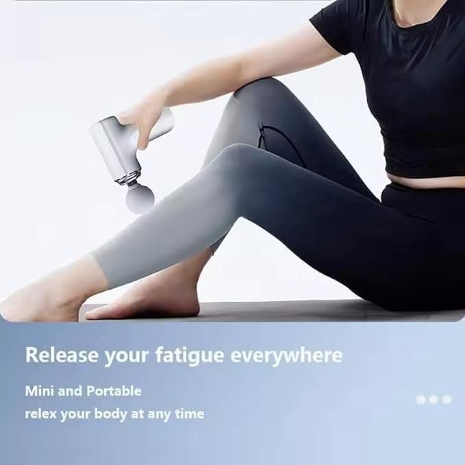 Portable Gun-Shaped Muscle Massager!
