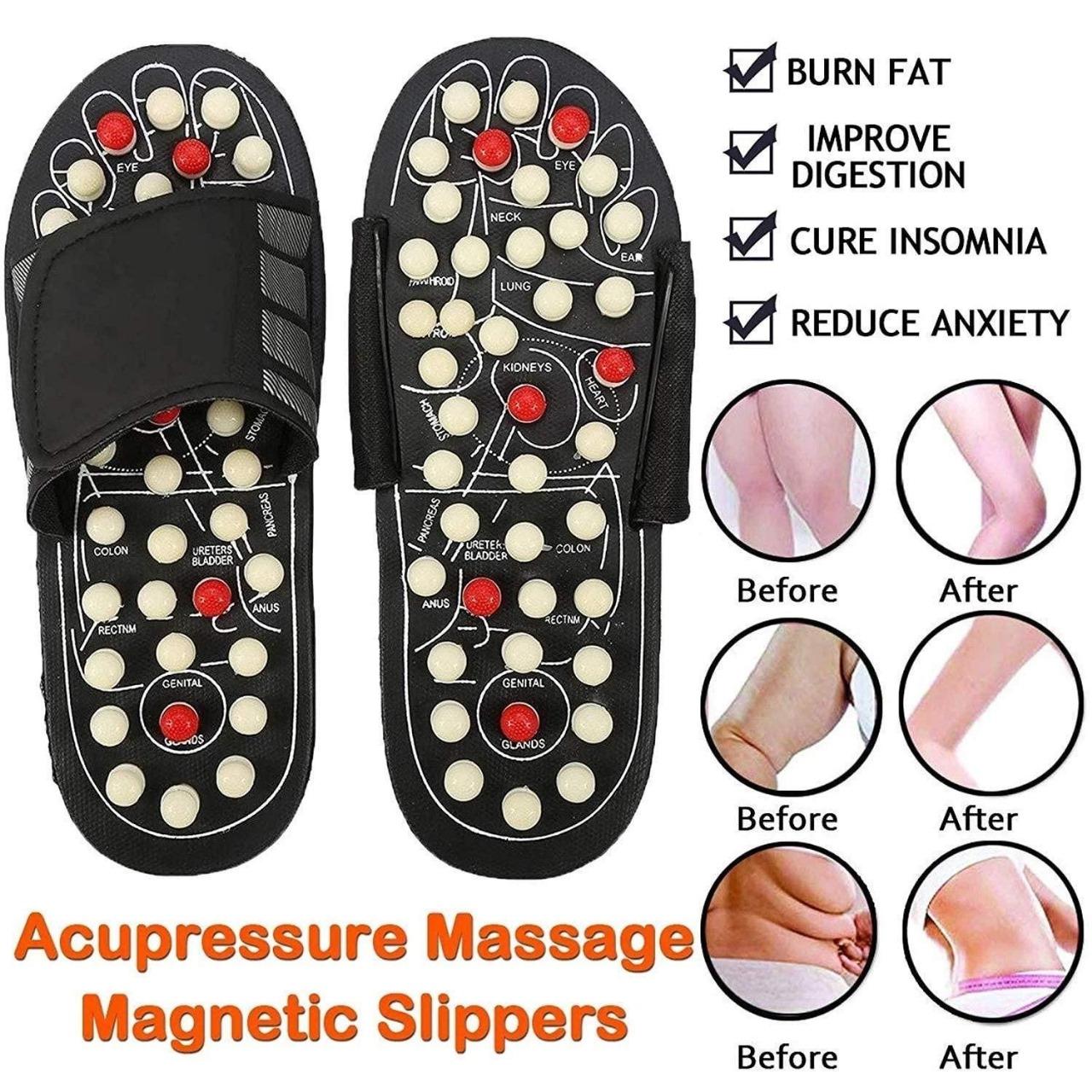 Step Into Wellness – Acupressure & Magnetic Therapy Slippers