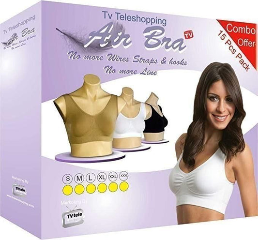 BD Women's Multicolor Air Bra Pack Of 3