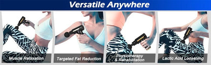 Portable Gun-Shaped Muscle Massager!