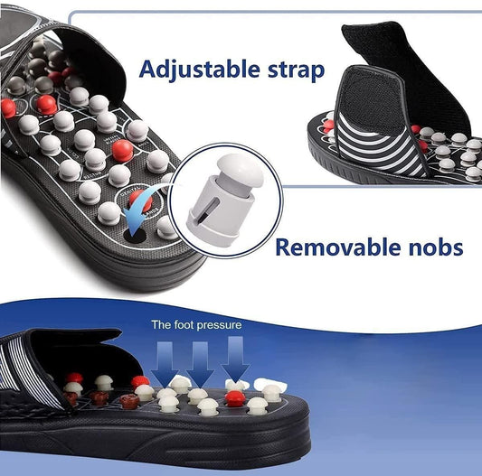 Step Into Wellness – Acupressure & Magnetic Therapy Slippers